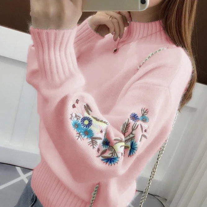 Lotte | Floral Knit Sweater
