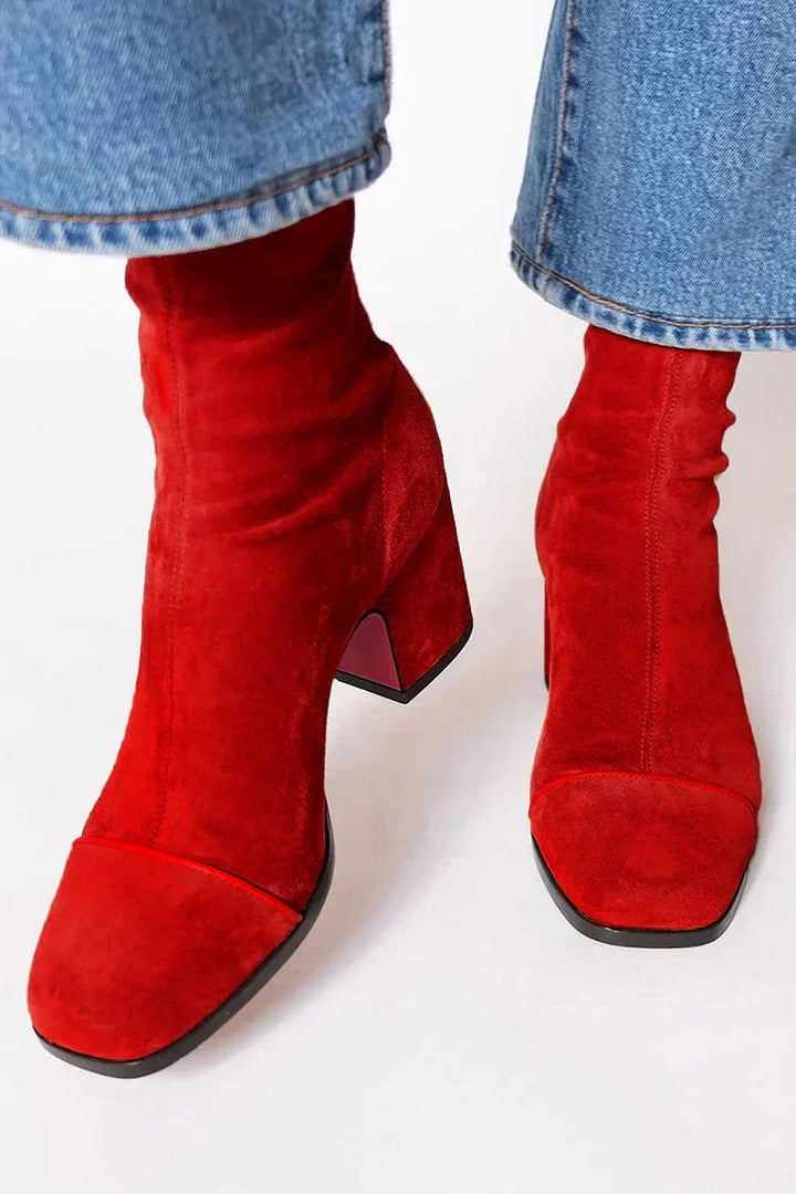 Ava | Classic Ankle Heeled Boots