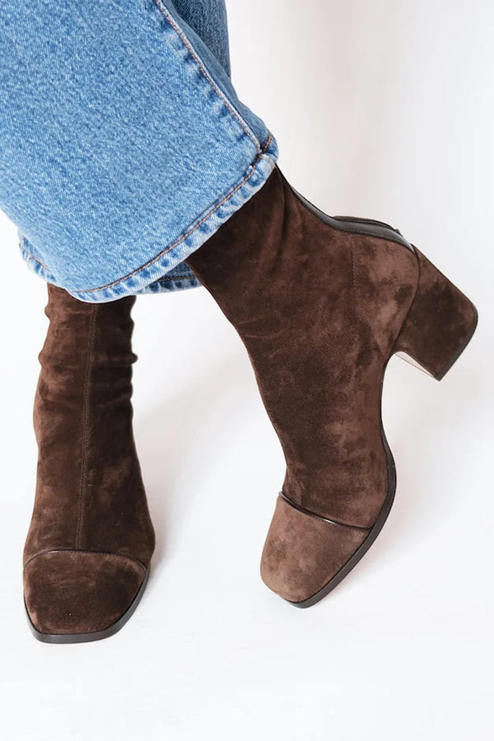 Ava | Classic Ankle Heeled Boots