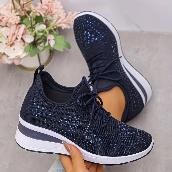 Harriet | Orthopaedic Rhinestone Sneakers