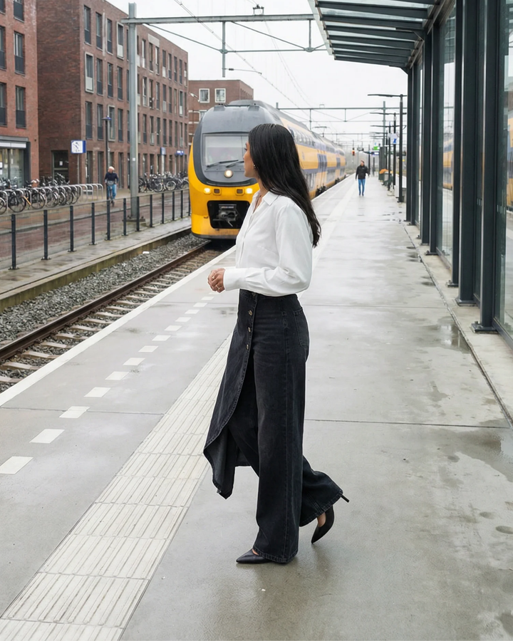 Doly | High Waist Wrap Jeans