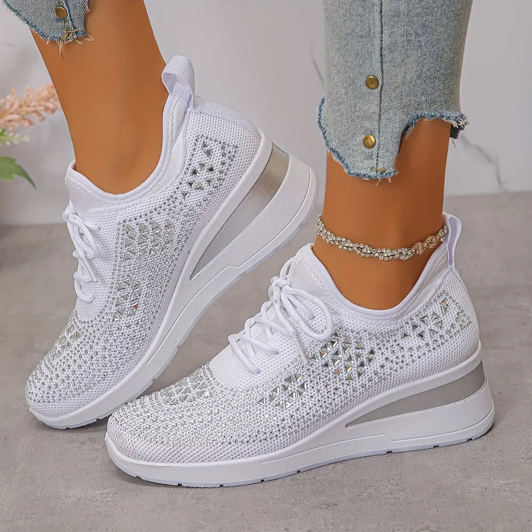 Harriet | Orthopaedic Rhinestone Sneakers