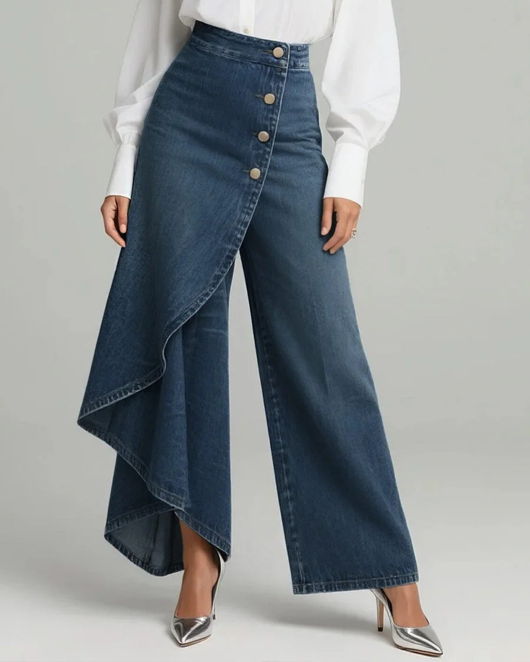 Doly | High Waist Wrap Jeans