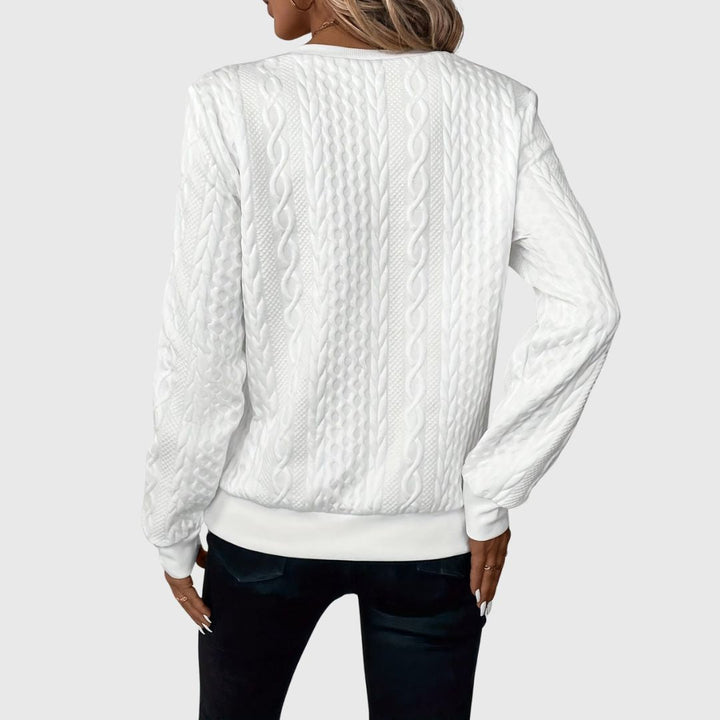 Mary | Elegant Zip Sweater