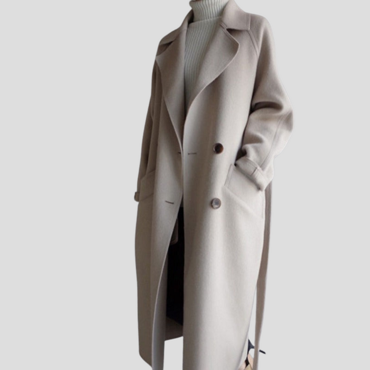 Vivienne | Long Wool Coat
