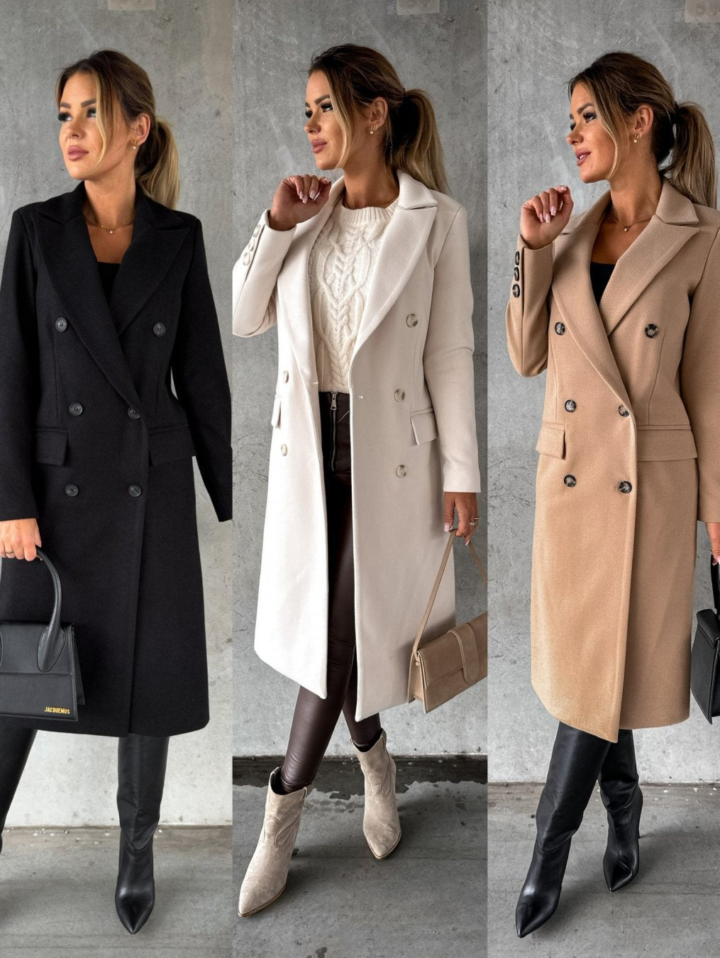 Claudine | Cashmere Blend Winter Coat