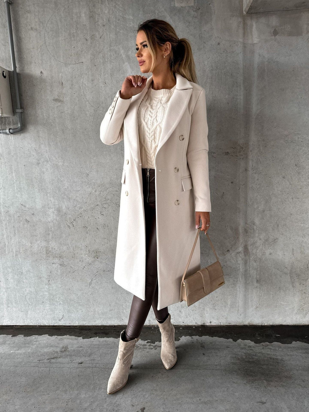 Claudine | Cashmere Blend Winter Coat