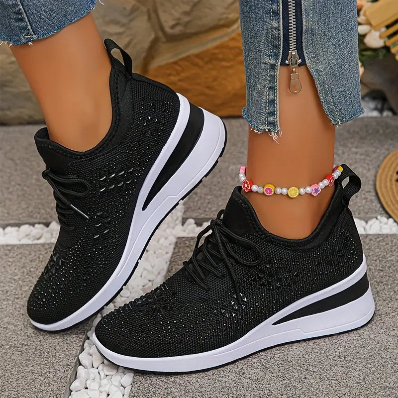 Harriet | Orthopaedic Rhinestone Sneakers