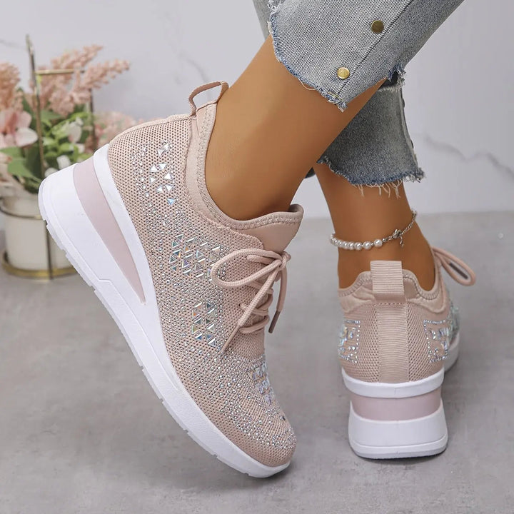 Harriet | Orthopaedic Rhinestone Sneakers