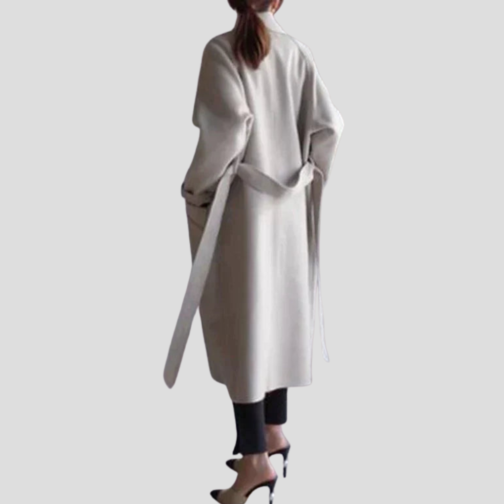 Vivienne | Long Wool Coat