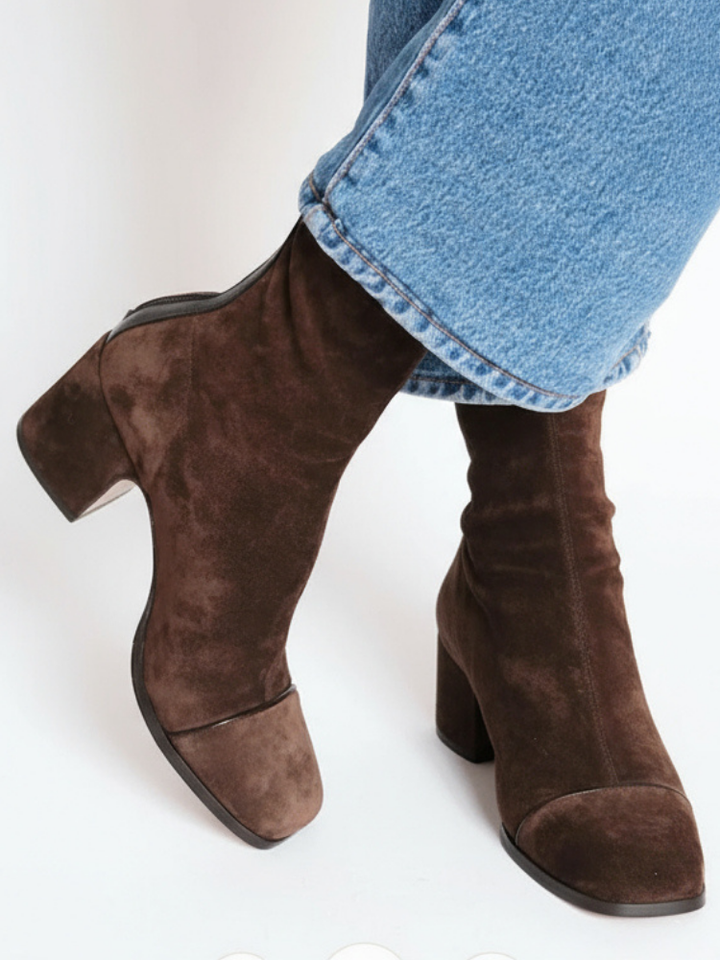 Ava | Classic Ankle Heeled Boots