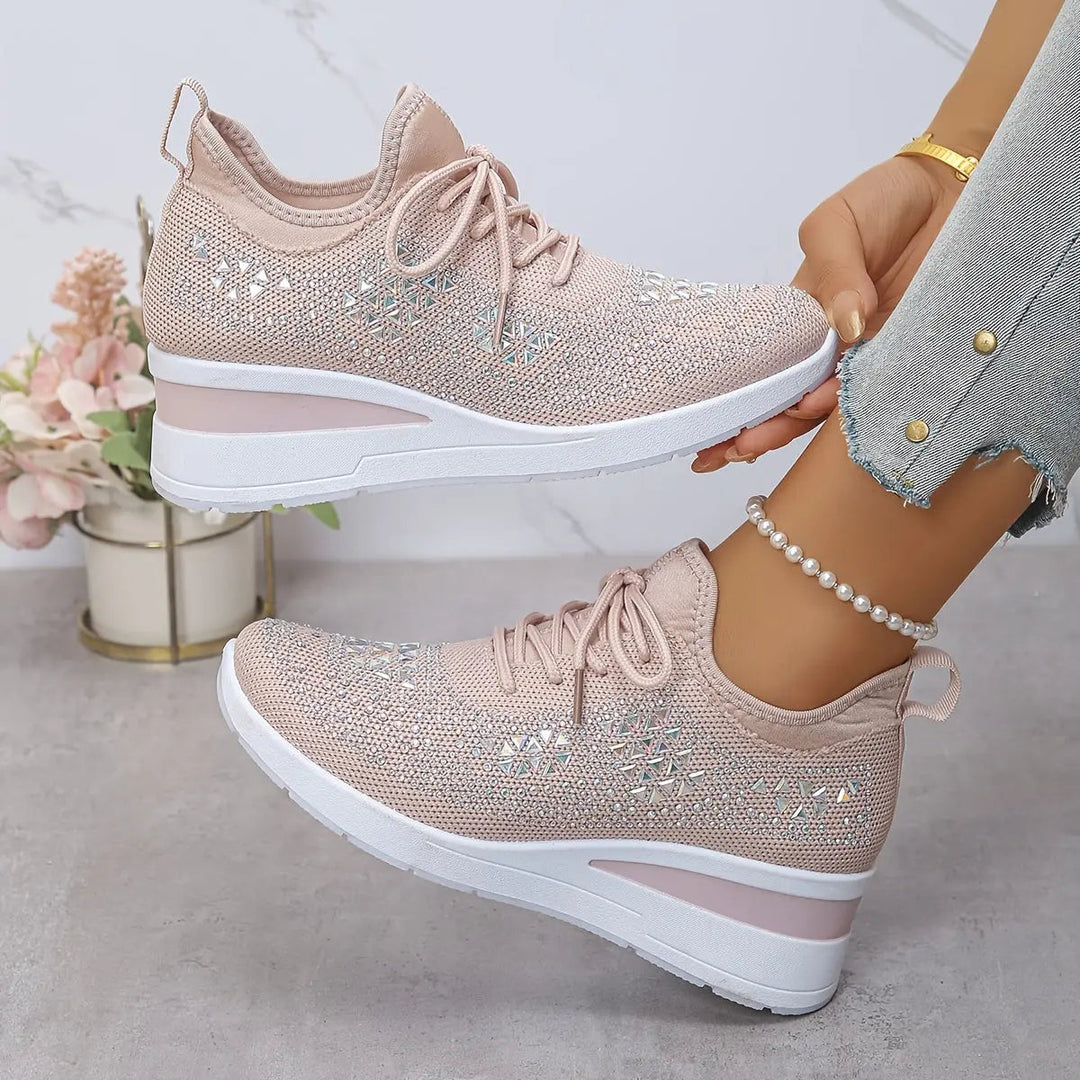 Harriet | Orthopaedic Rhinestone Sneakers
