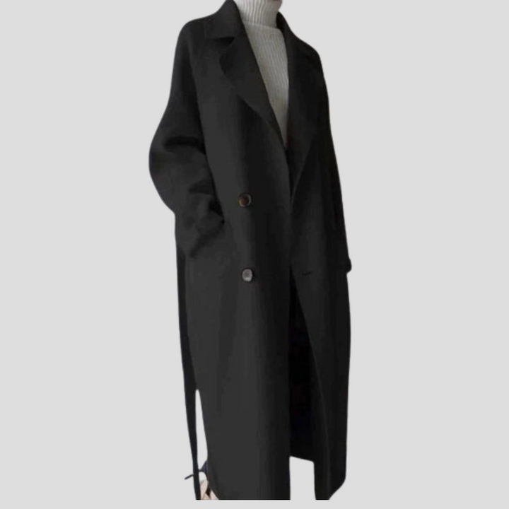 Vivienne | Long Wool Coat