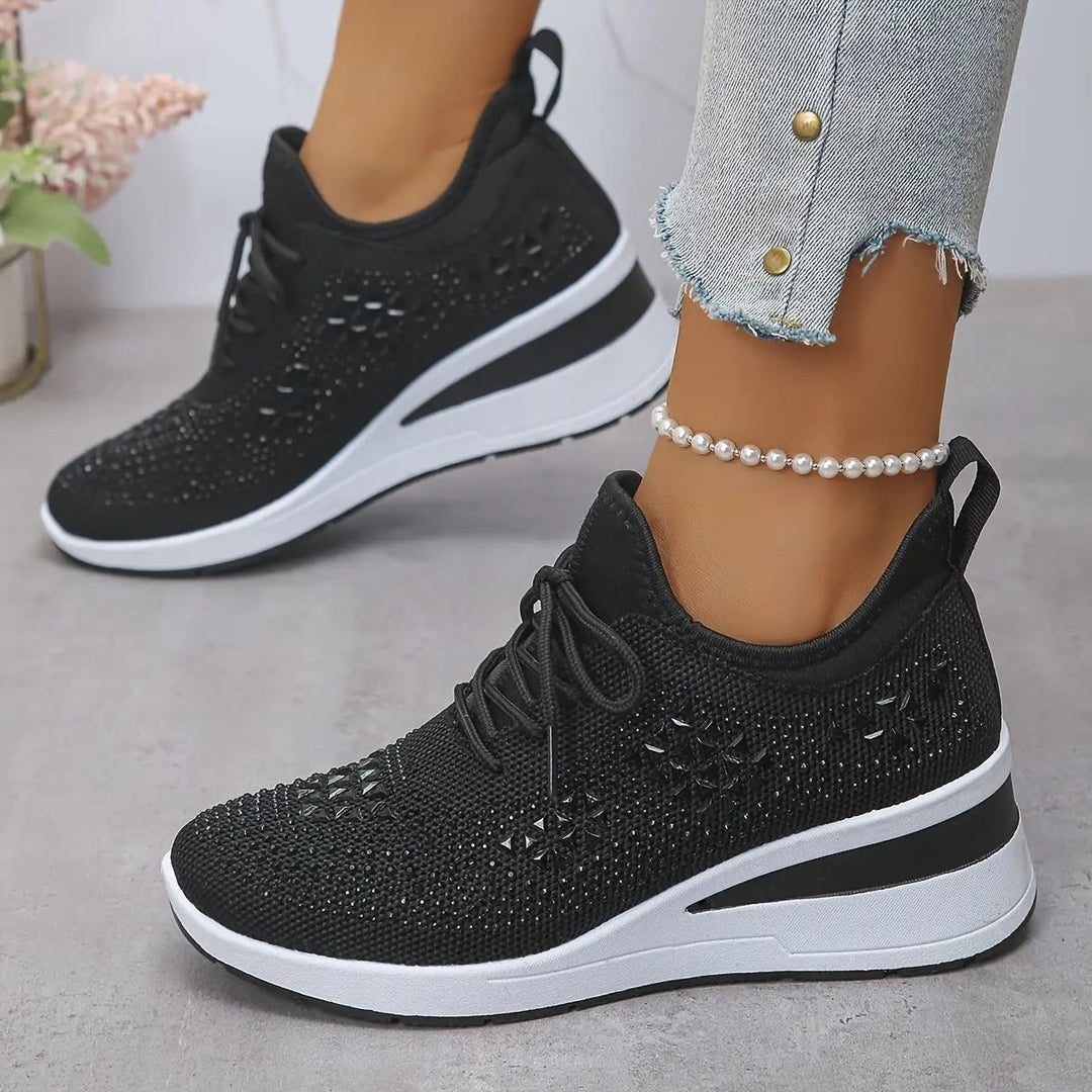 Harriet | Orthopaedic Rhinestone Sneakers