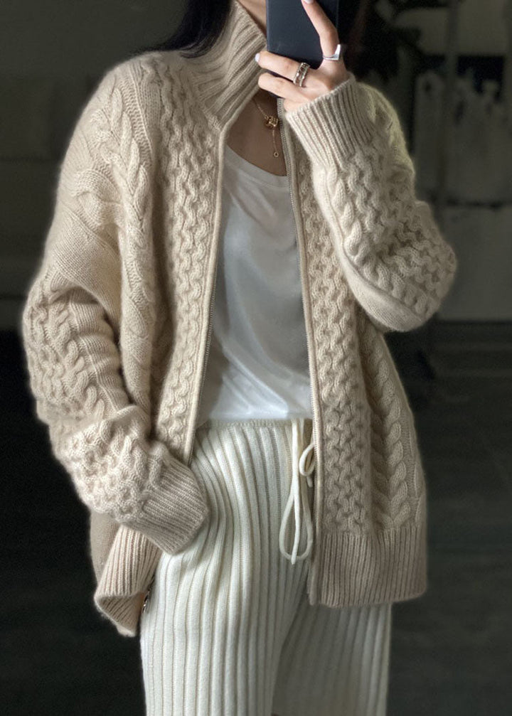 Hira | Casual Zip-Up Cardigan