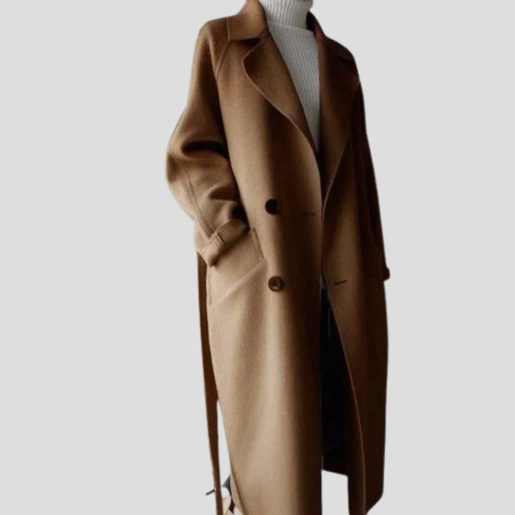 Vivienne | Long Wool Coat