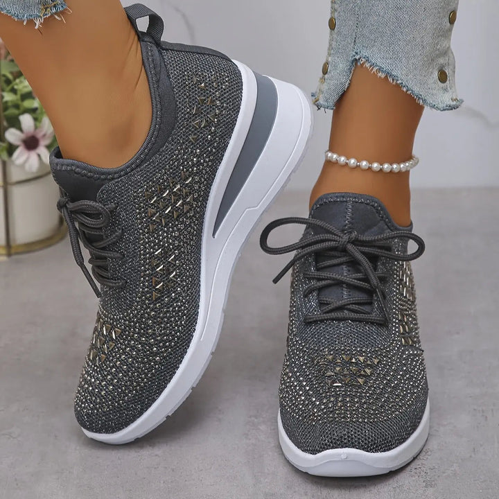 Harriet | Orthopaedic Rhinestone Sneakers