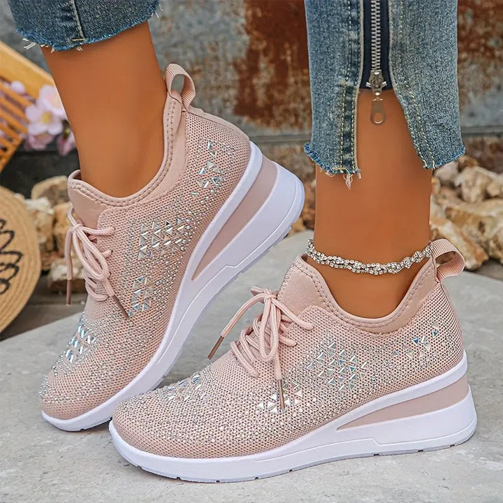 Harriet | Orthopaedic Rhinestone Sneakers