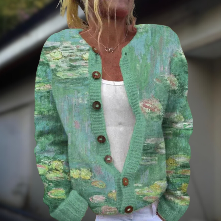 Eliza | Patterned Winter Cardigan