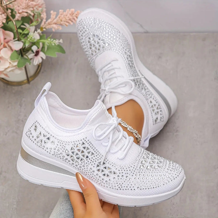 Harriet | Orthopaedic Rhinestone Sneakers