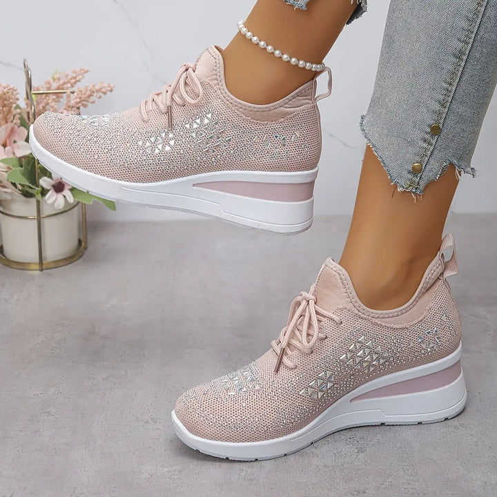 Harriet | Orthopaedic Rhinestone Sneakers