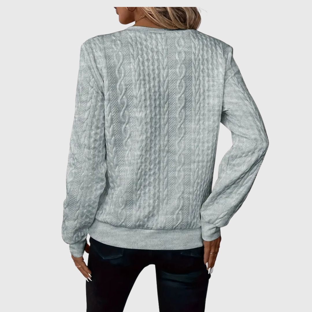 Mary | Elegant Zip Sweater