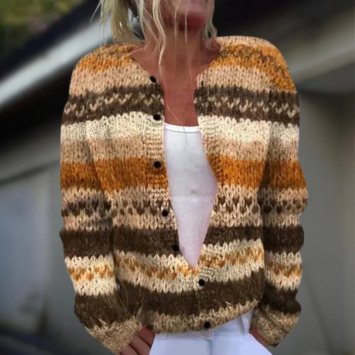 Eliza | Patterned Winter Cardigan