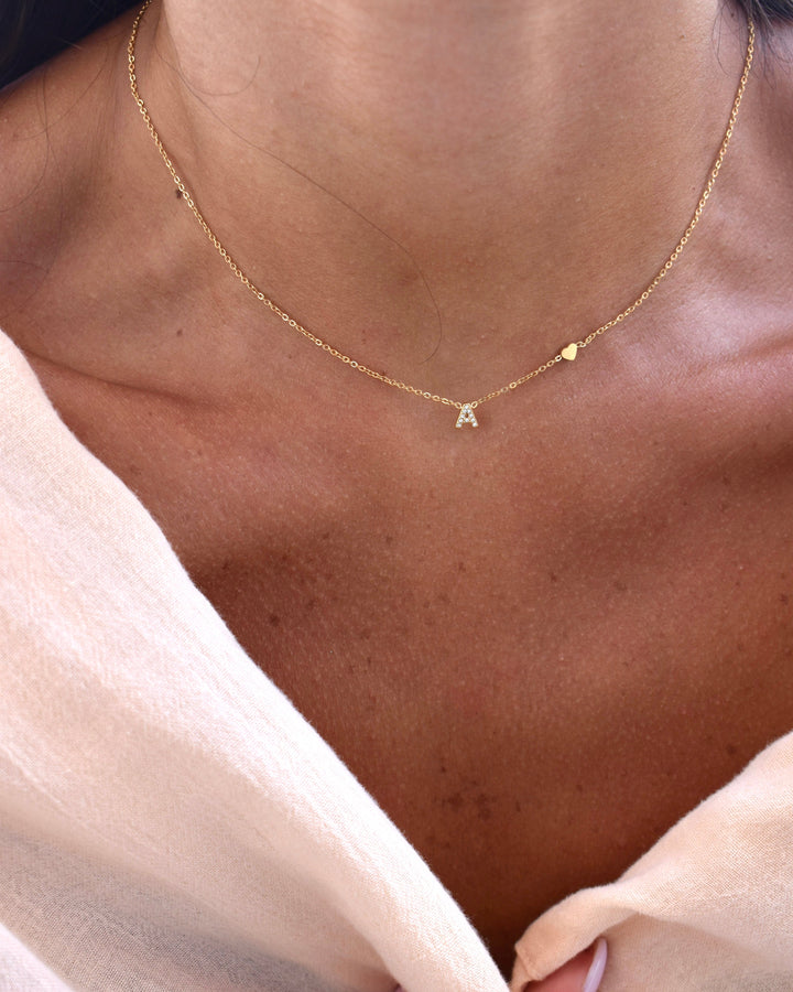 Riena | Alphabet Charm Necklace