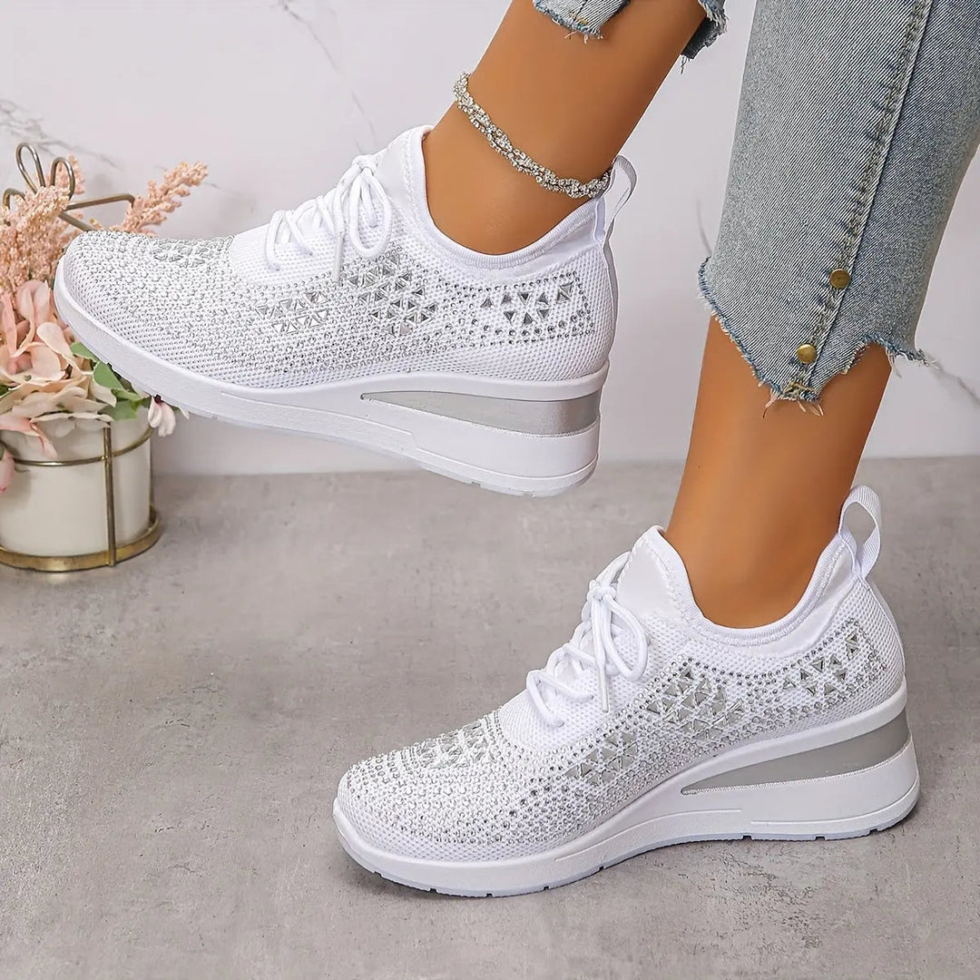 Harriet | Orthopaedic Rhinestone Sneakers