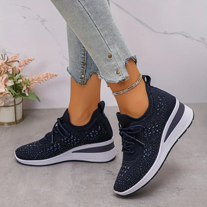 Harriet | Orthopaedic Rhinestone Sneakers