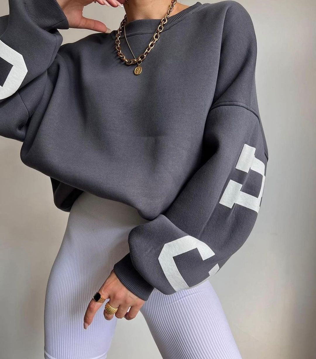 Bibi | Oversized Crewneck Sweatshirt