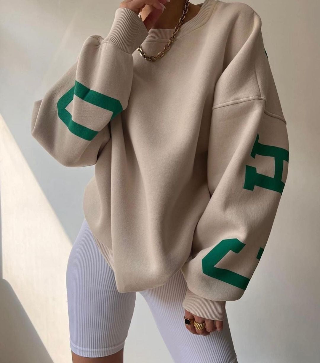 Bibi | Oversized Crewneck Sweatshirt