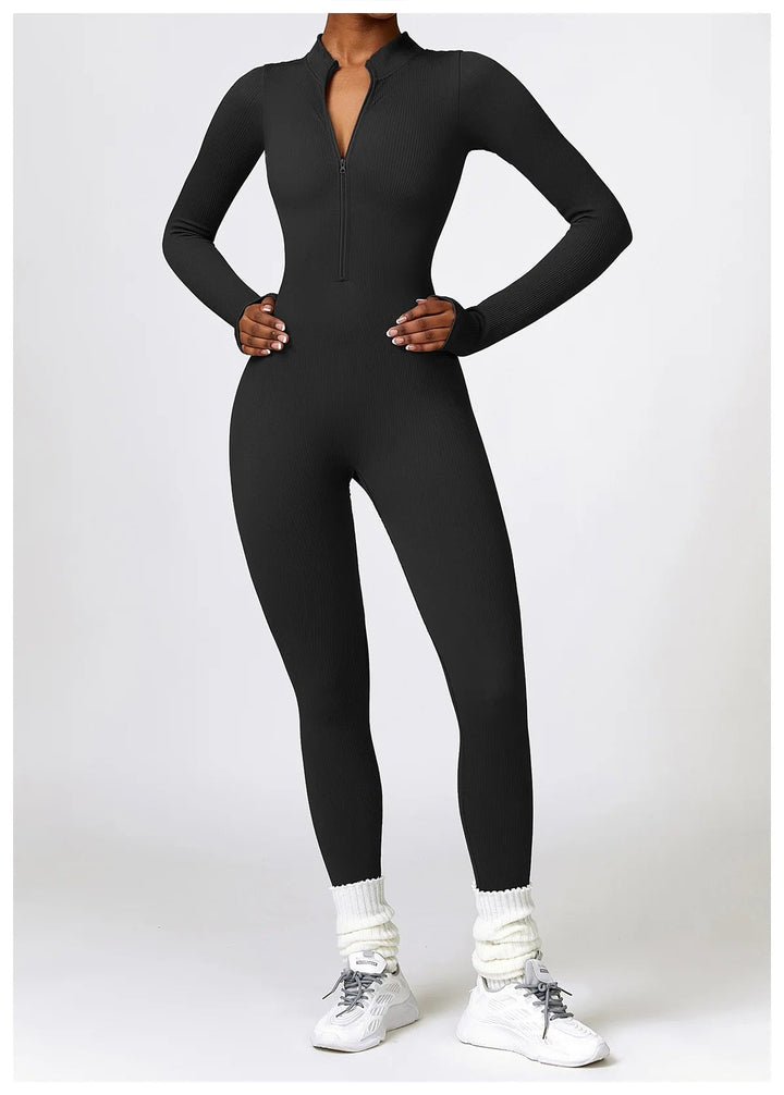 Risa | Zip Front Jumpsuit