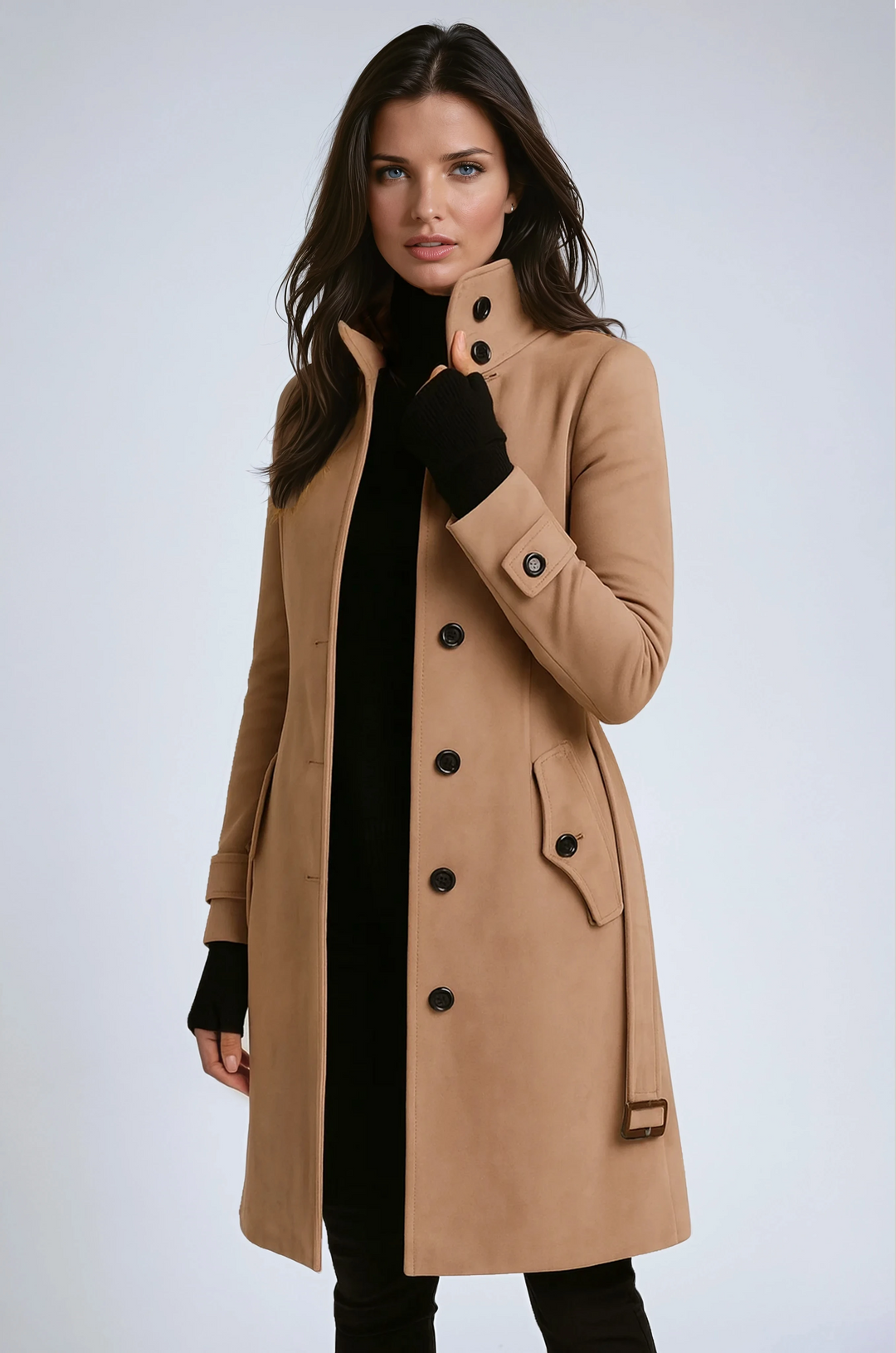 Florence | Tailored Belted Winter Coat