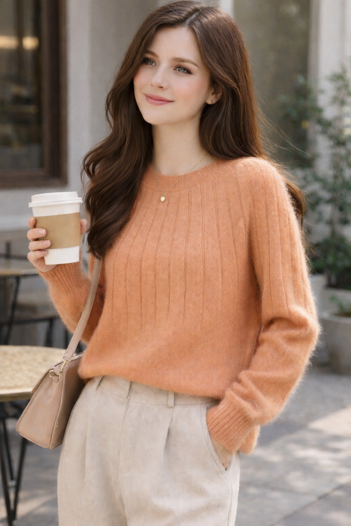 Esha | Soft Cashmere Knit Sweater