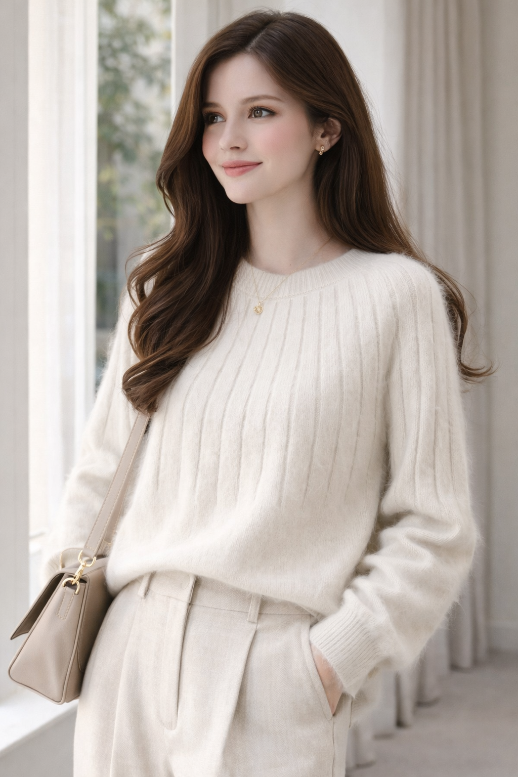 Esha | Soft Cashmere Knit Sweater