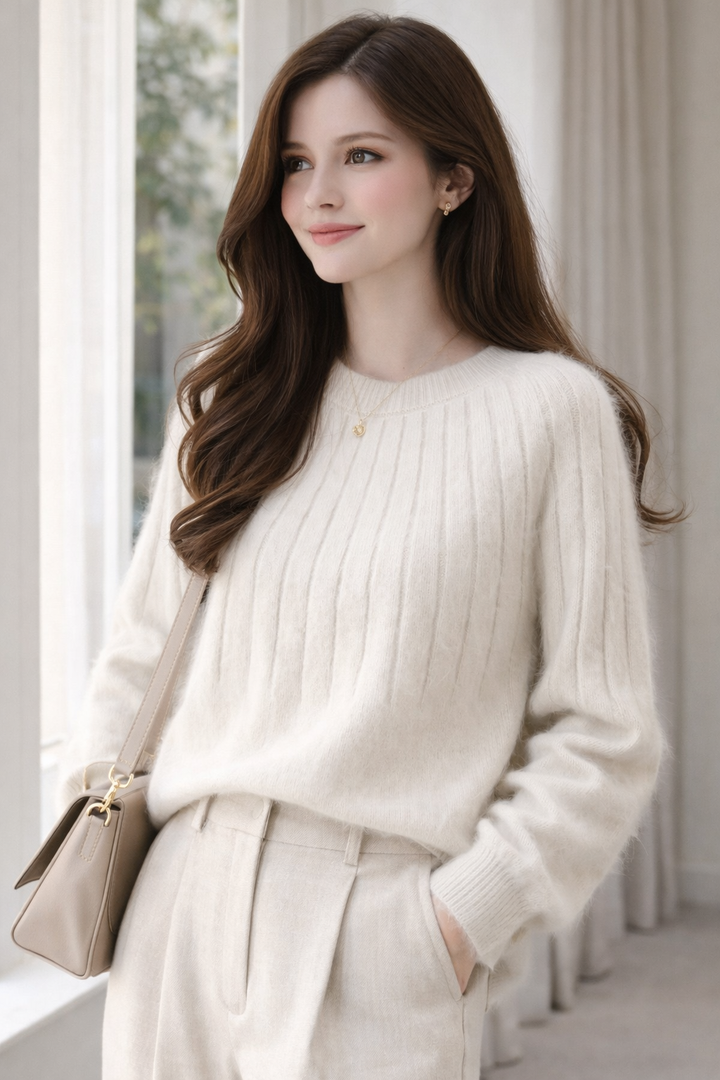 Esha | Soft Cashmere Knit Sweater