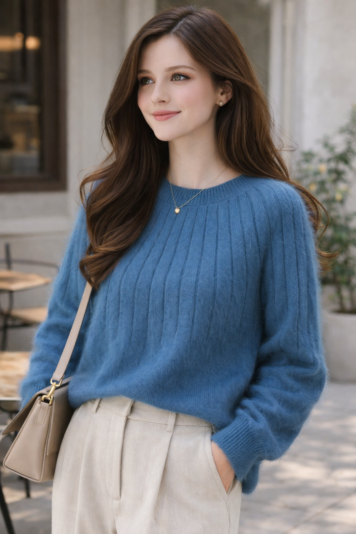Esha | Soft Cashmere Knit Sweater