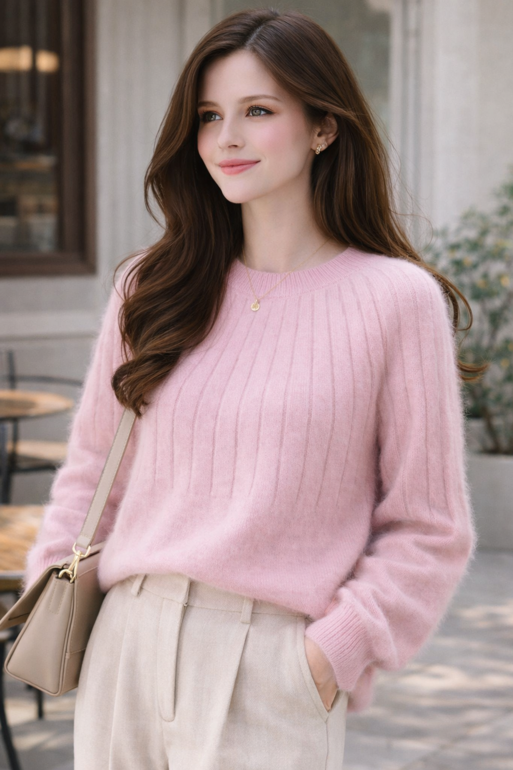 Esha | Soft Cashmere Knit Sweater