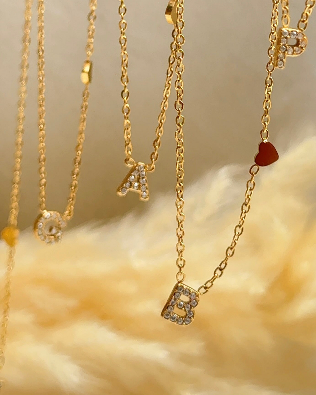 Riena | Alphabet Charm Necklace