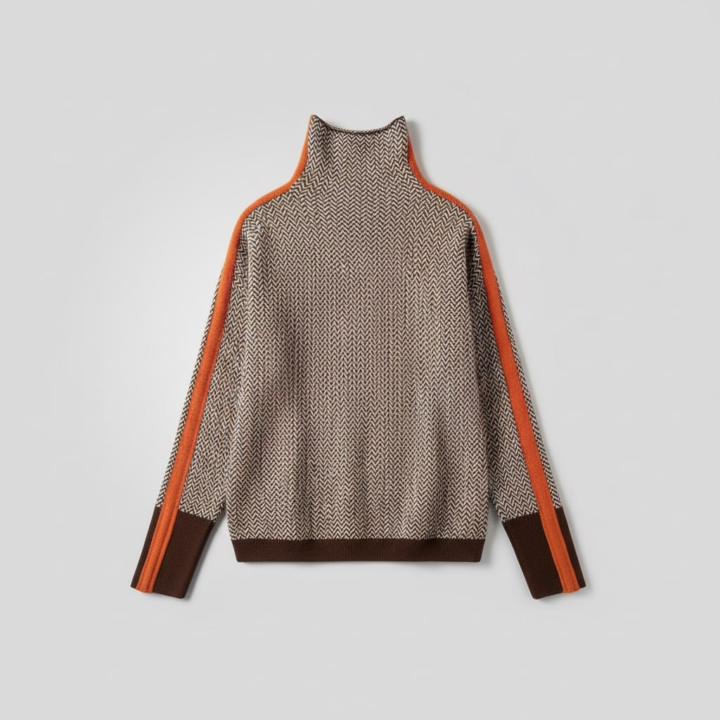 Valeria | Classic High Neck Sweater