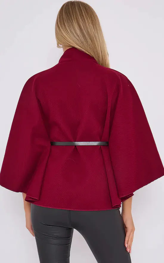 Valentina | Romantic Wrap Cape Coat