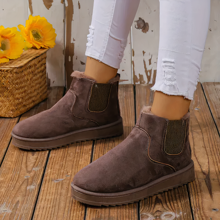 Zoe | Fuzzy Insulated Snow Boots