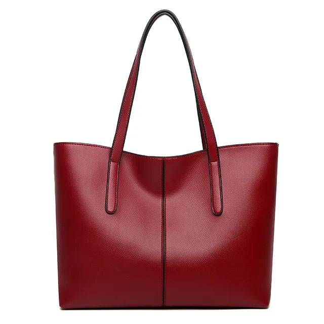 Faiza | Classic Leather Tote