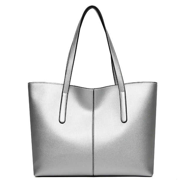 Faiza | Classic Leather Tote