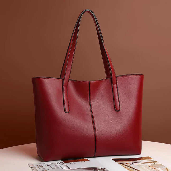 Faiza | Classic Leather Tote