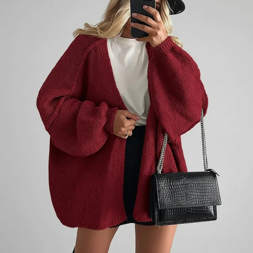 Ameliya | Oversized Knit Cardigan