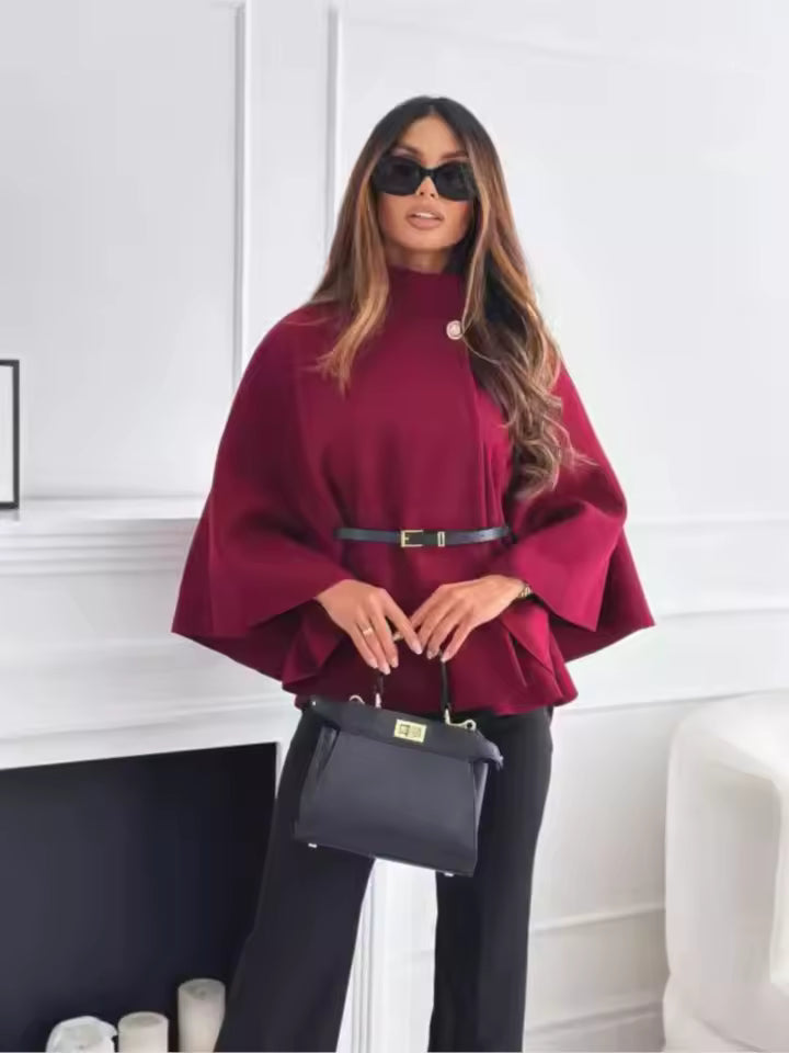Valentina | Romantic Wrap Cape Coat