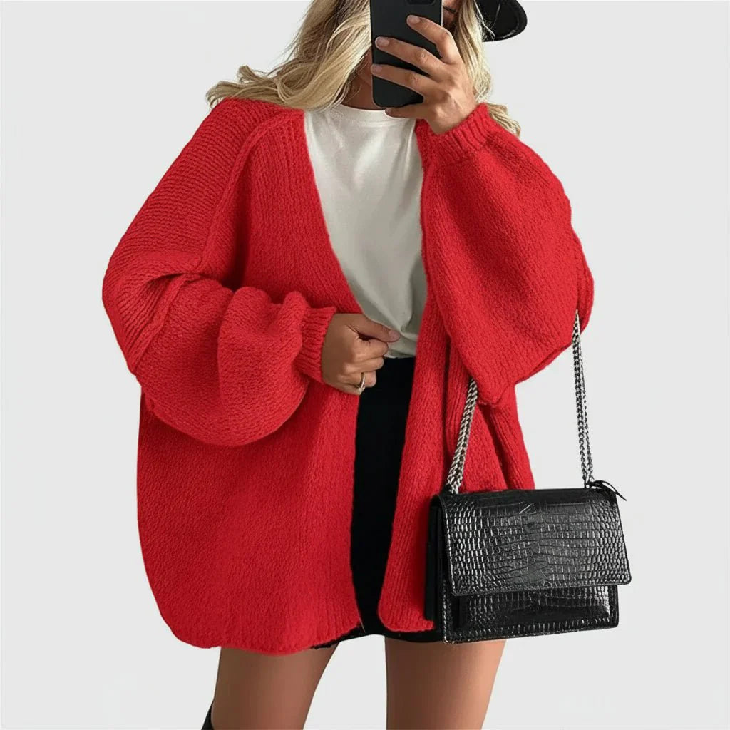 Ameliya | Oversized Knit Cardigan