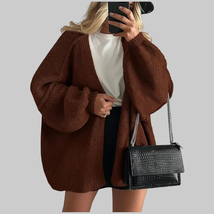 Ameliya | Oversized Knit Cardigan